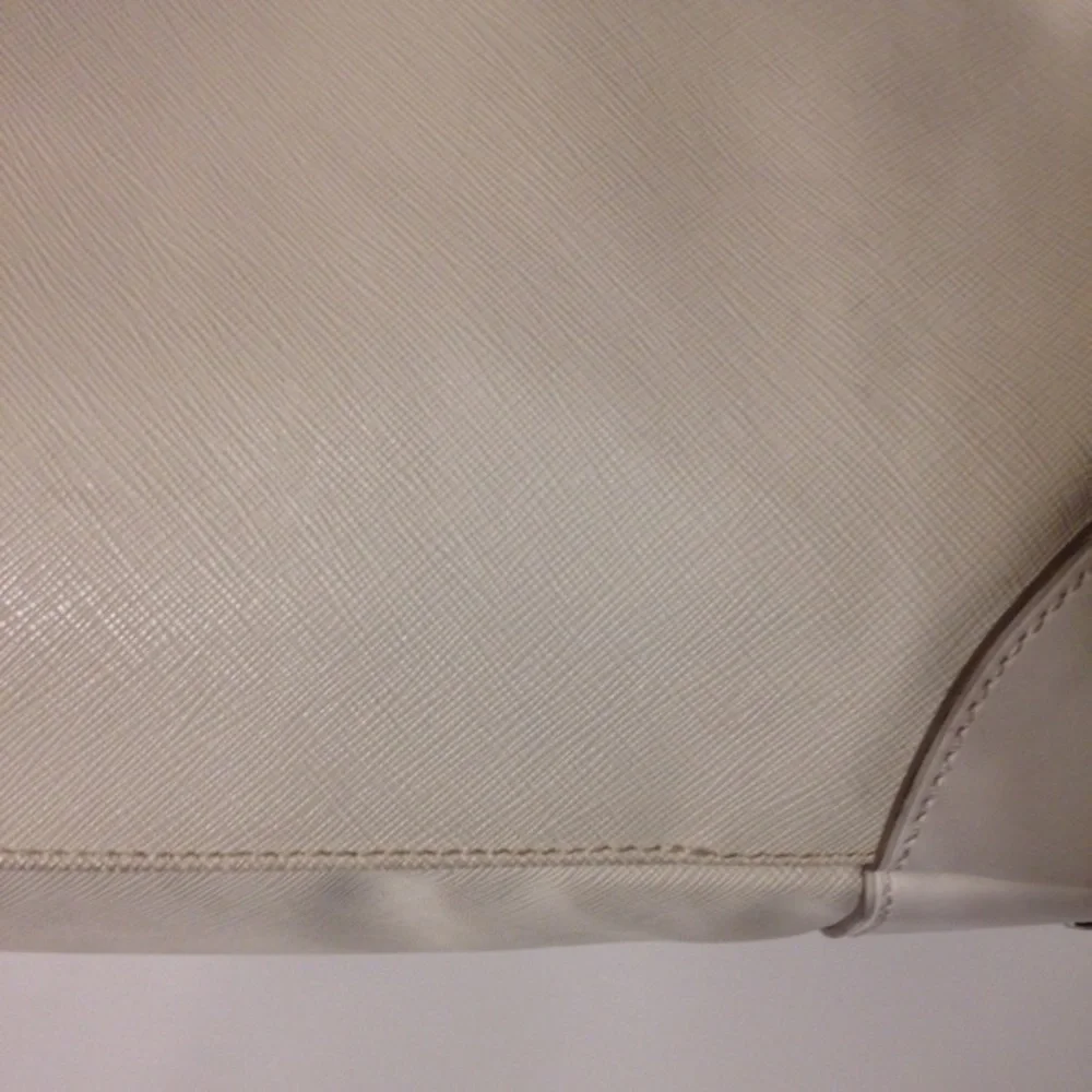 TUMI white/cream laptop business travel tote bag